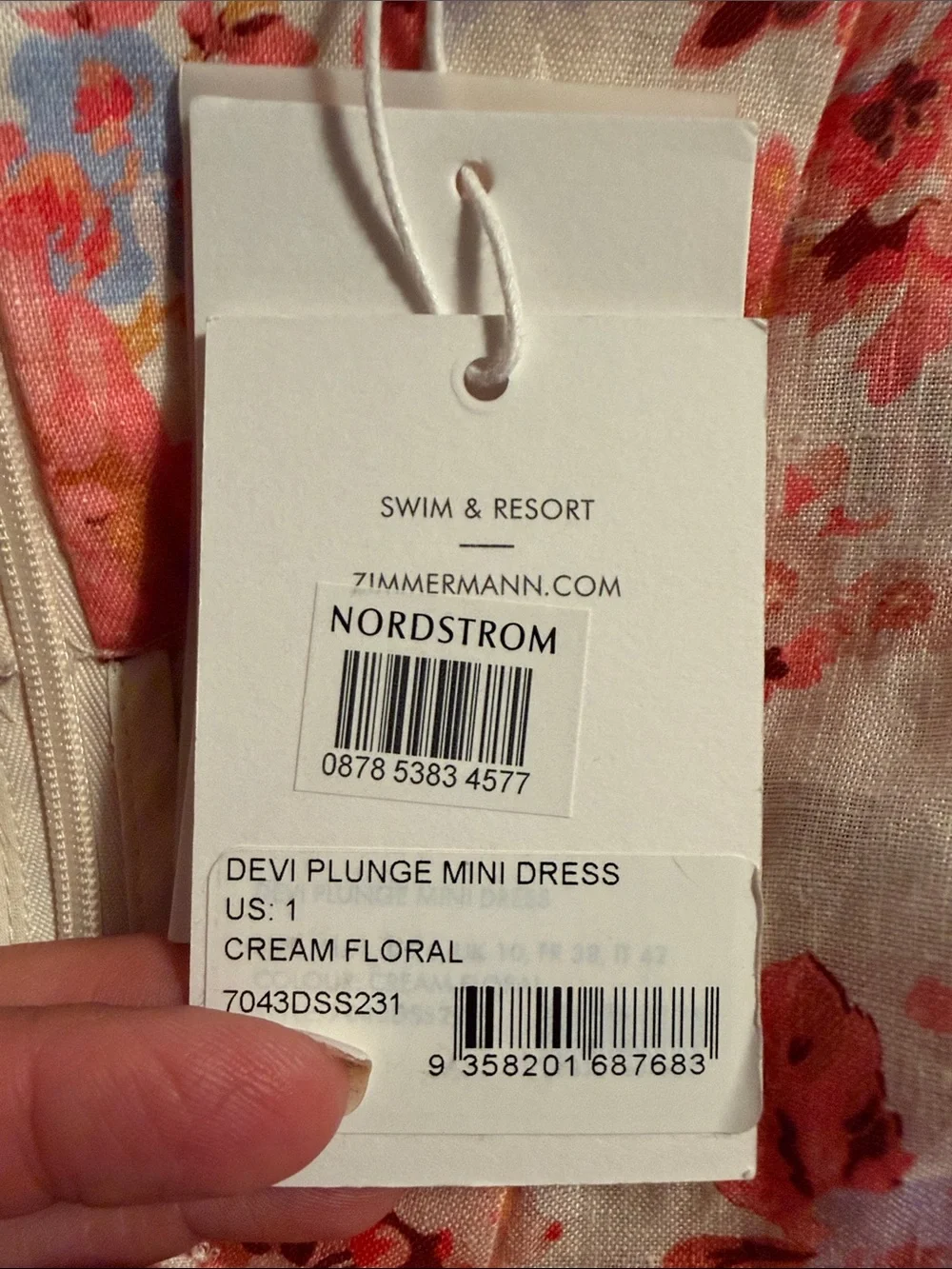 Zimmermann
Devi Floral Print Long Sleeve Linen Minidress Size 1 - Picture 9 of 11